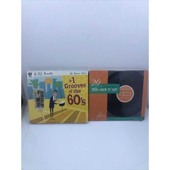Number 1 Grooves of the 60S by Various Artists (CD, 2005) & 60s Rock’ N’ Roll - Picture 1 of 16